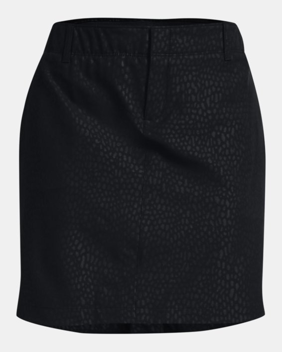 Falda-pantalón con estampado UA Links Woven para mujer, Black, pdpMainDesktop image number 5